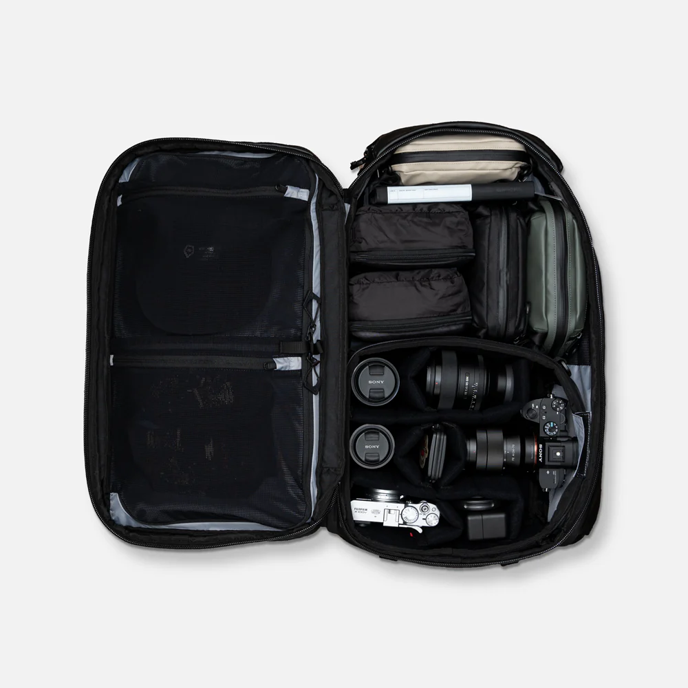 TRANSIT Travel Backpack 45L in Black - Image 3