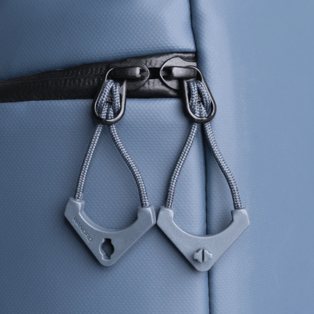 WORRYLESS® Locking Zipper Pullers in Aegean Blue - Image 3